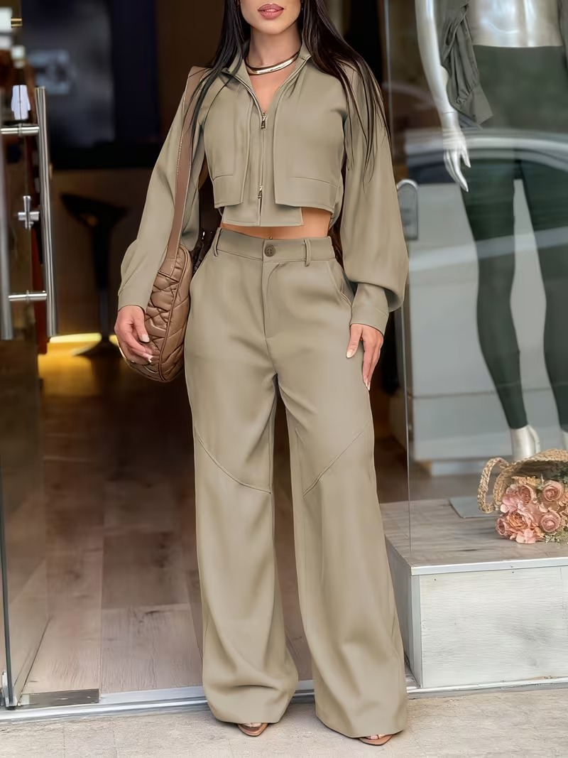 Women’s Cropped Utility 2-Piece Set